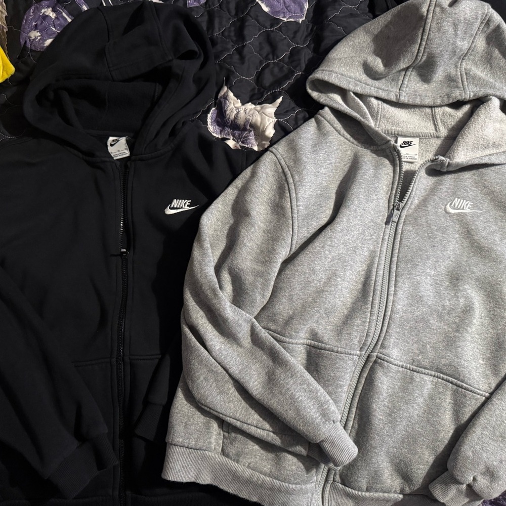 Nike Gray Fleece Hoodie
